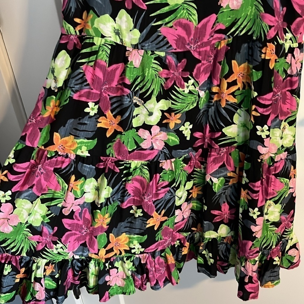 Lulus Tropical Tiered Ruffle Babydoll Mini - Picture 3 of 8